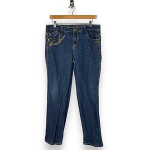Disney’s Hannah Montana Vintage Embroidered Jeans, Medium Wash, Size 18.5 Plus